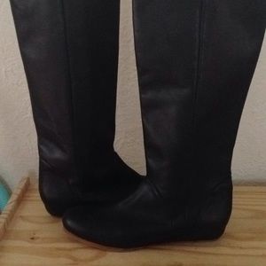 Rachel Comey Black leather riding boots